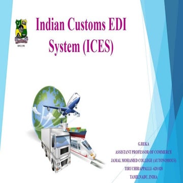  Indian Custom EDI System