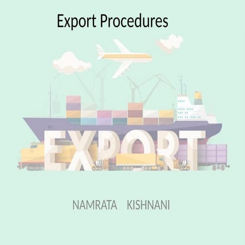 Export Procedures in international business.pptx
