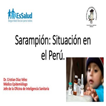 Situación Epidemiologica sarampion 2018