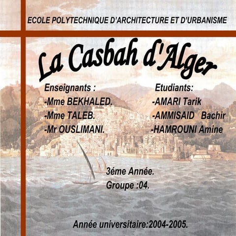 Exposer sur la casbah