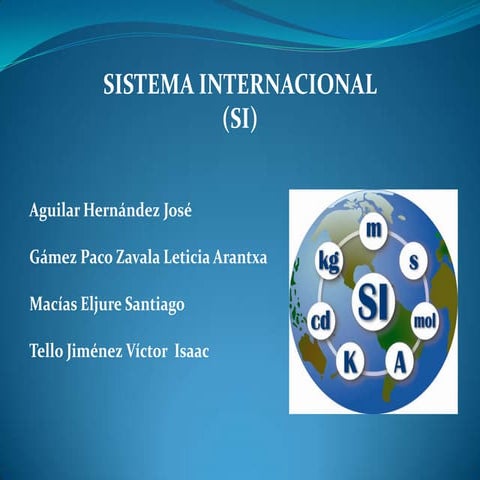Sistema Internacional de Unidades