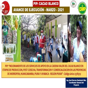 Exposic. avance metas pip cacao- marzo 2021-22-03-2021