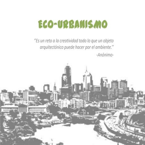 Exposición ecourbanismo