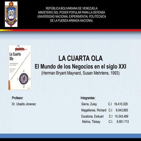  CUARTA OLA El Mundo de los Negocios en el siglo XXI 