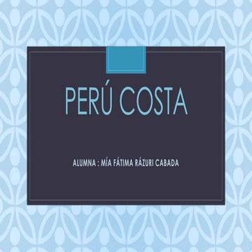 COSTA DEL PERÚ