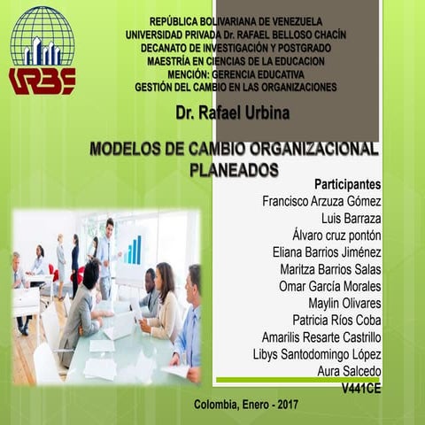 Desarrollo Organizacional Modelos de Cambio Planeado.pptx