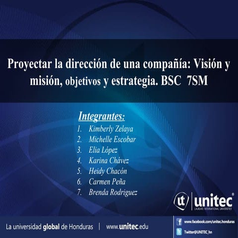 Proyectar la dirección de una compañía