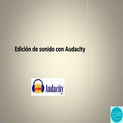 Exposición5  tutorial audacity