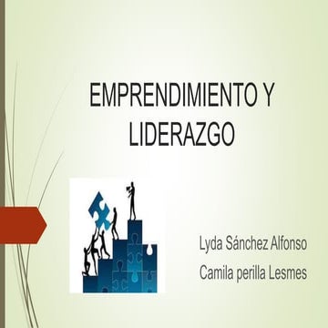 Exposición emprendimiento y liderazgo | PPTX