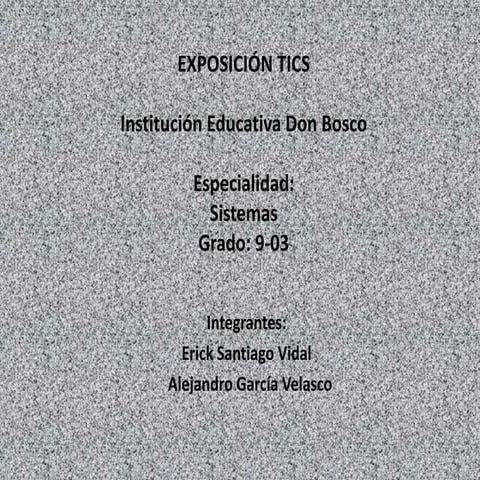 Exposición tics