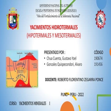 EXPOSICIÓN YACIMIENTO HIPO Y MESO TERMAL.pptx