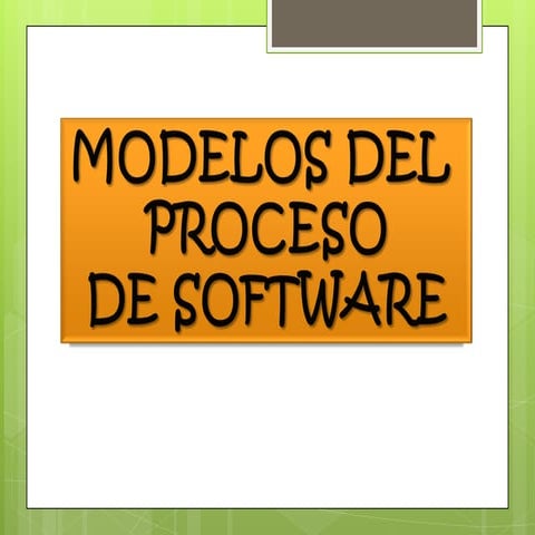  modelos del proceso del software 