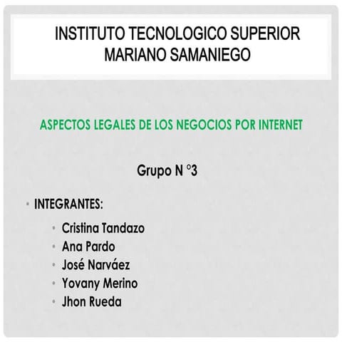 Leyes en ecuador y seguridad informatica | DOCX
