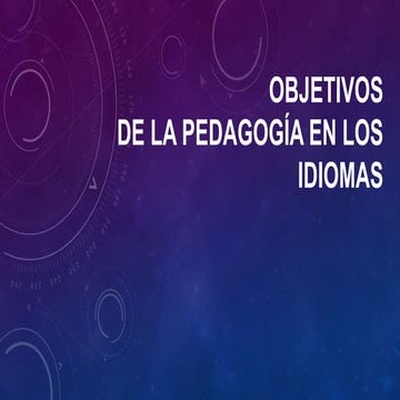 OBJETIVOS DE LA INVESTIGACIÓN