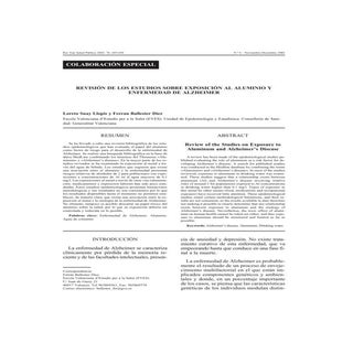 Exposicion al aluminio y enfermedad...