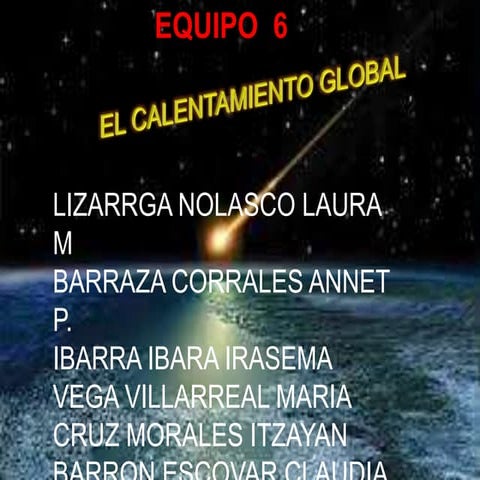 Exposición calentamiento global