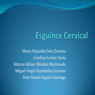 Esguince cervical