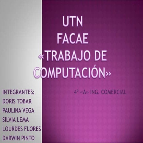 Exposicion de compu