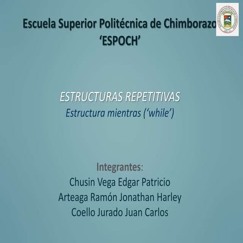 Estructura de Control While | PPTX