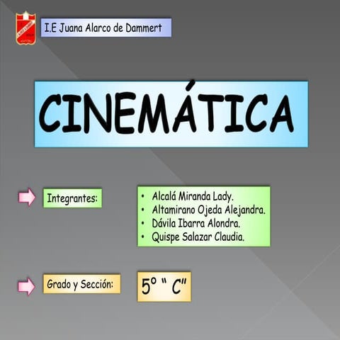 CINEMATICA 