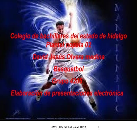 Exposicion de inf de basquetbol 