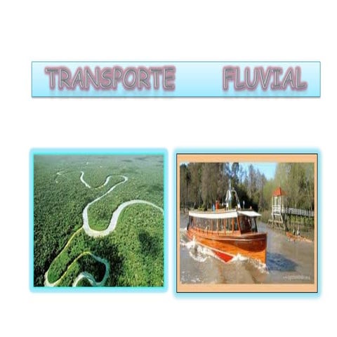 trasporte fluvial