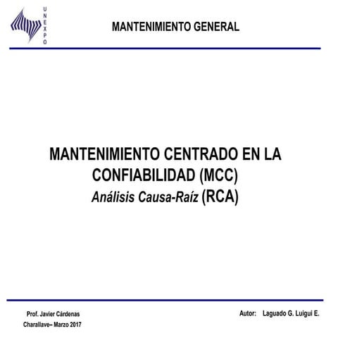 Exposicion de mantenimiento