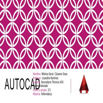 Exposicion de autocad