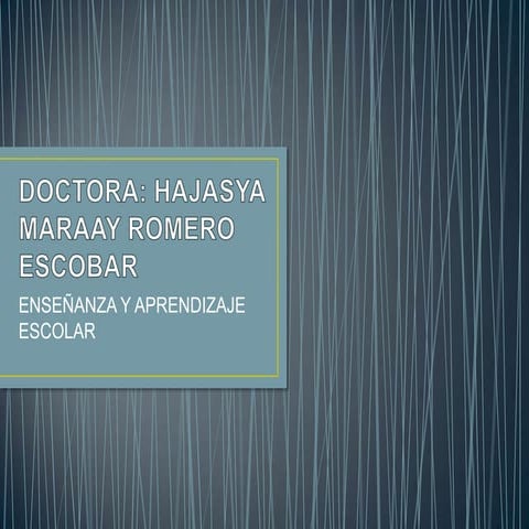 Exposicion ensenanza aprendizaje