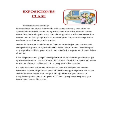 Exposiciones clase