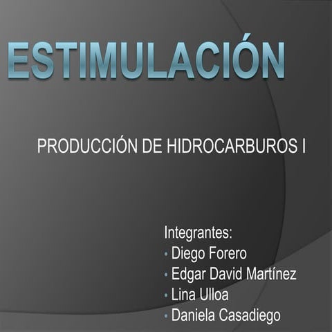 Exposicion estimulación