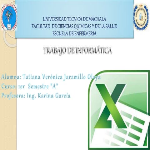 Exposicion excel