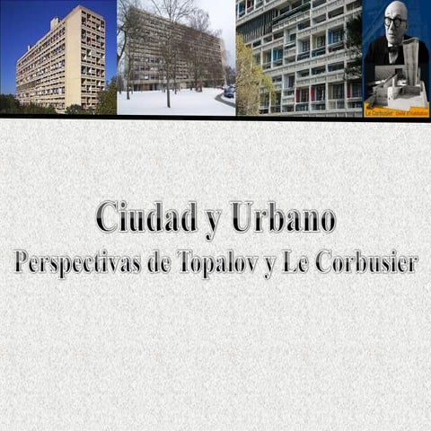 Exposicion i.  teoria del urbanismo