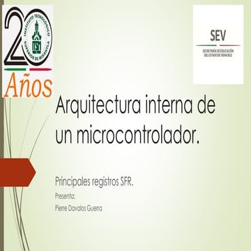 arquitectura de un microcontrolador