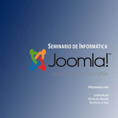 Exposicion joomla!