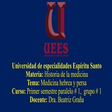 Exposicion medicina hebrea y persa