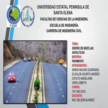 Diseño de mezclas asfálticas 