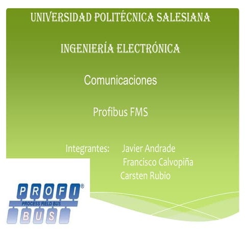Exposicion profibus fms final | PPTX