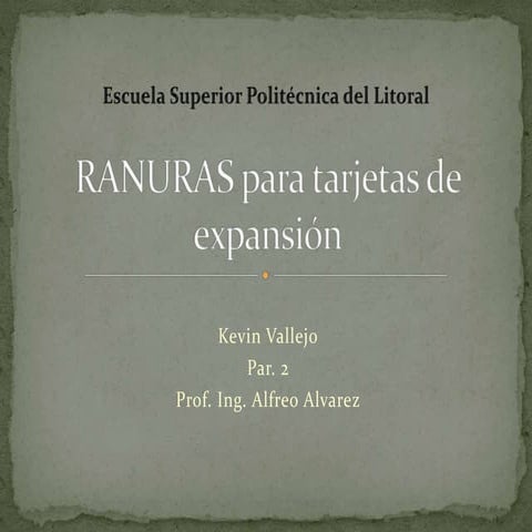 Exposicion ranuras para tarjetas vallejo