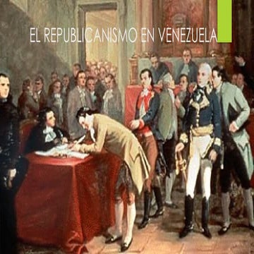 EXPOSICION REPUBLICANISMO que habla sobre los sucesos de la creacion de la re...