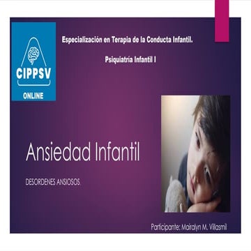 LA ANSIEDAD EN LOS NIÑOS.pptx YEDD OEVDE | PPTX