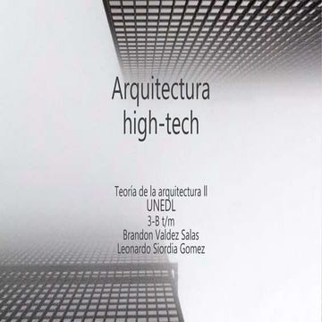 Arquitectura High-Tech