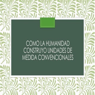 Exposicion unidad de medida