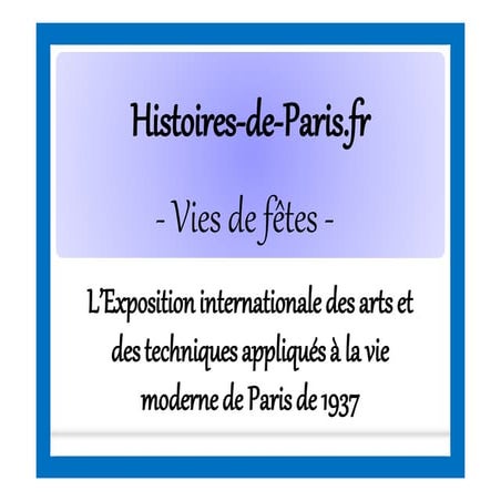Exposition internationale de 1937