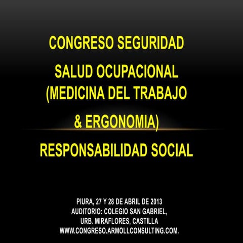 Expositores y temas congreso