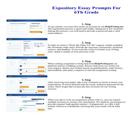 Expository Essay Prompts For 6Th Grade