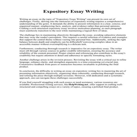Expository Essay Writing.pdfExpository Essay Writing