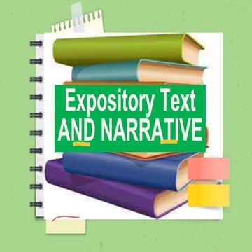 Expository text vs narrative