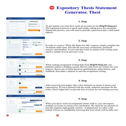 Expository Thesis Statement Generator. Thesi
