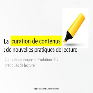 La curation de contenu : de nouvell...
